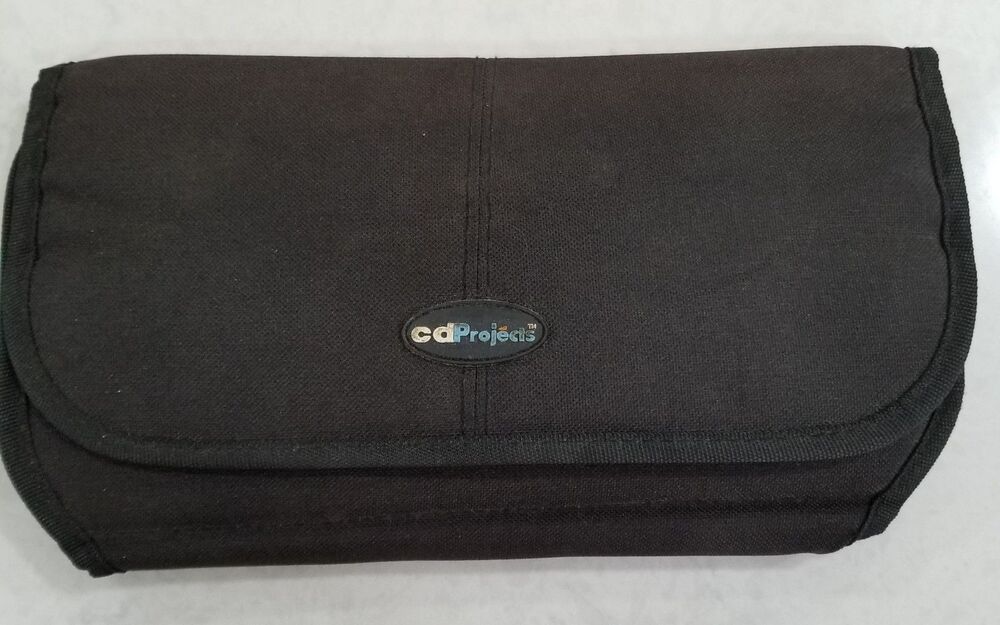 CD Projects cd case zippered pouch and hook and loop closure